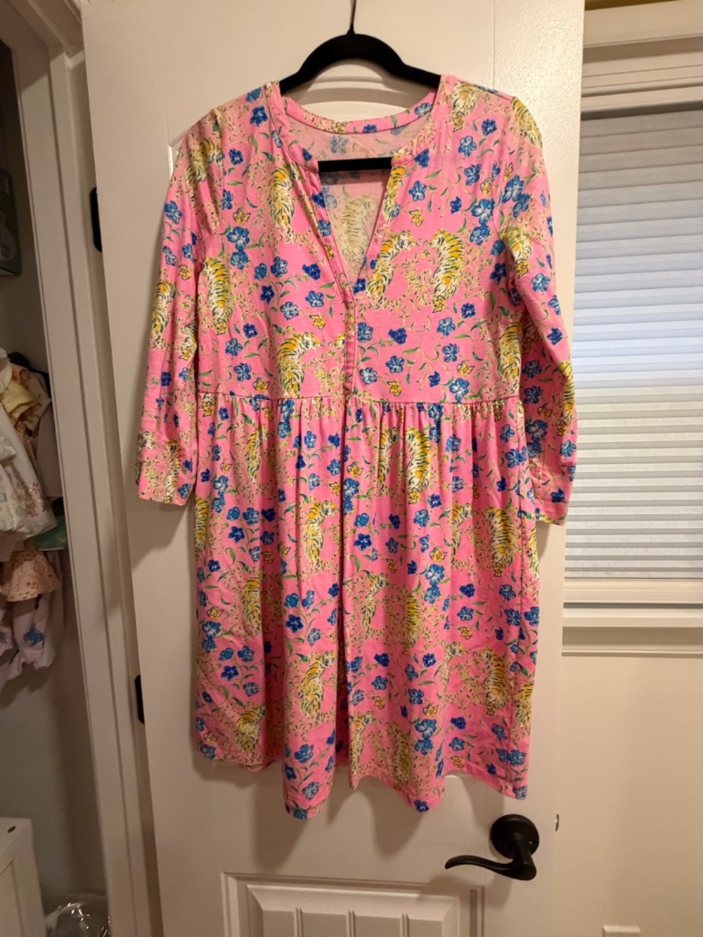 Lilly Pulitzer Pink Floral & Tiger Print Dress